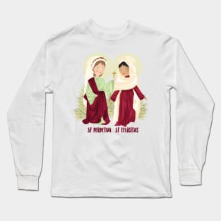 Santa Perpetua y Santa Felicitas Long Sleeve T-Shirt